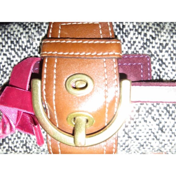 Coach 2005 Vintage Soho Tweed, Suede & leather Mini Boston Bag Satchel - Picture 11 of 15